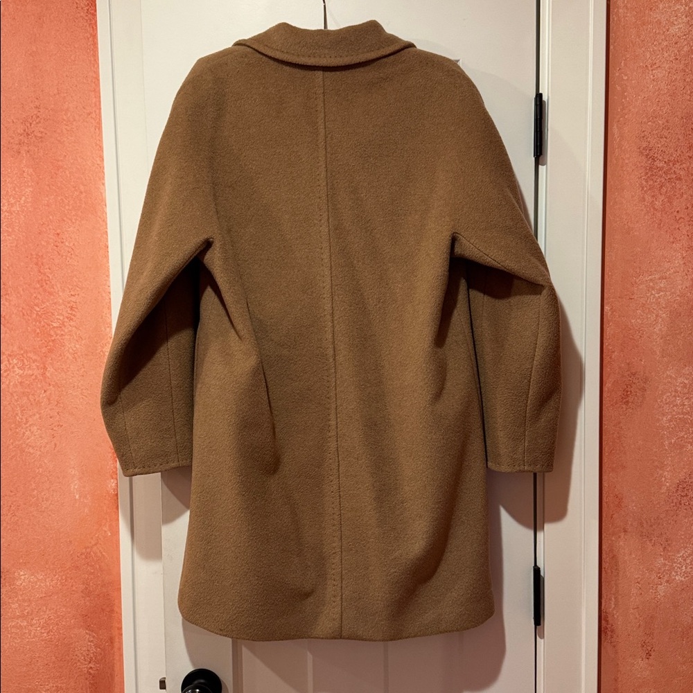 Babaton Slouch Mid Coat in Camel Brown - Picture 5 of 8
